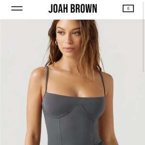 Joah brown corset Tank